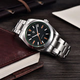 PAGANI DESIGN Men's Watches Luxury Automatic Watch for Men Green Glass Mechanical Watches AR Sapphire crystal Wristwatch Men