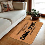 Funny Polish Text Doormat, Non-Slip Entryway Rug, Durable Washable Floor Mat for Home and Patio Decor