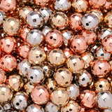 20/30/50/100pcs Vintage Disco Ball Beads Cute Silvery Reflactive Mirror Round Beads For DIY Bracelet Necklace Earrings Making