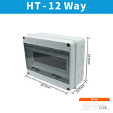 OMCH HT-3/5/8/12/18/24 Waterproof Distribution Box Junction Box Outdoor Rainproof Open Type Strong Electricity Distribution Box