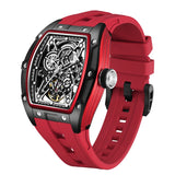 Mechanical Watch Hollow Out Automatic Movement Wristwatches Waterproof Silicone Strap Watches DG Design
