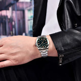 PAGANI DESIGN Men's Watches Luxury Automatic Watch for Men Green Glass Mechanical Watches AR Sapphire crystal Wristwatch Men