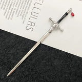 Hairpin Ruby Pendant Vintage Hair Sticks Chinese Ancient Style Hairpin Hairpin Headwear Hanfu Hairpin Chopstick Headdress