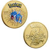 Pokemon Anime Gold Plated Gold Coin Game Commemorative Coin Pikachu Mewtwo Charizard Gold Coin Game Collection childrens gift