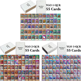 55PCS Yu-Gi-Oh! Whole set Rare Gold Cards QCSCR Game TCG Proxy cards DIY Mirror Force Raigeki Triple Tactics Thrust Soul Servant
