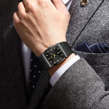 POEDAGAR Top Luxury Men Wristwatch Waterproof Luminous Stainless Steel Mesh Date Man Watch Fashion Business Quartz Men's Watches