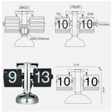 Modern Automatic Page Turning Flip Clock Digital Table Clock for Home Office Decor Technological Sense Page Flipper