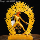 23cm Copper gilding Kaque Buddha Mother Naluo Dakini statue Tibet  Naro Kachod Vajrayogini sculpture