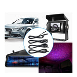 4pin 4 core 1m 2m 6m Male to Female cable Car DVR Camera Extension connector HD Monitor Vehicle Rear View Camera copper Wire t1