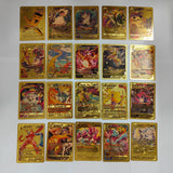 55PCS Pokemon Cards Vmax GX Gold Foil Flash Box Party Interactive Game English Spanish Colorful Game Battle Collection Card Gift