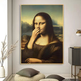 Funny Mona Lisa Poster Poster Art Print Bar Living Room Furniture Decor