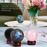 4-7cm Natural Big Crystal Ball Polished Massage Sphere Ball Reiki Healing Home Decoration Sphere Pink Crystal Stones Crafts