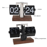 Automatically Page Turning Flipping Clock for Modern Home Office Decoration. Full of Sense of Technology