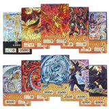 Shiny Yu Gi Oh Anime Style Cards Blue Eyes Dark Magician Obelisk Slifer Ra Yugioh DmPro Classic Proxy DIY Card Kids Gift