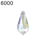 (1 Piece) 6000 Classic Drop Pendant Crystal from Austria Loose Beads Rhinestone Earrings DIY Jewelry Making Home Decoration