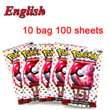 %42pcs Pokemon Cards TAKARA TOMY Battle Toys Lost Origin Pokemons Box with Pikachu Anime Bank Pokemon Game Cards  for Childre