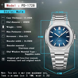 PAGANI DESIGN 2025 New Men's Watches Luxury Automatic Watch For Men Mechanical 40MM WristWatch Stainless Steel AR Sapphire glass
