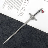 Hairpin Ruby Pendant Vintage Hair Sticks Chinese Ancient Style Hairpin Hairpin Headwear Hanfu Hairpin Chopstick Headdress