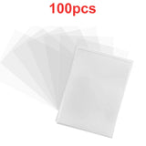 100-600pcs Card Sleeves Hard Soft Card Holder Covered With Protective Filmclear Trading Protectors For Pokmone Football Gamecard
