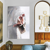 Jesus Saves Canvas Painting Christian Posters and Prints Religion Canvas Wall Art Pictures for Modern Living Room Home Decor