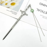 Hairpin Ruby Pendant Vintage Hair Sticks Chinese Ancient Style Hairpin Hairpin Headwear Hanfu Hairpin Chopstick Headdress