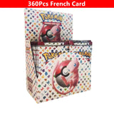 90-360Pcs English French Spanish Carta Karten Pokemon Cards Sun Moon Evolutions Booster Box Collectible Tradiner Card  for child