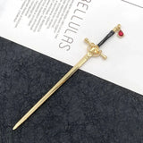 Hairpin Ruby Pendant Vintage Hair Sticks Chinese Ancient Style Hairpin Hairpin Headwear Hanfu Hairpin Chopstick Headdress