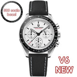 PAGANI DESIGN 2026 New V5 PD1701 Men's Watches Luxury Quartz Watch Men Sport Speed Chronograph AR Sapphire glass 100M Waterproof
