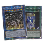 Yu-Gi-Oh! Collection DIY Proxy Cards Egyptian God Zoku Nekurofuadesu Holactie The Creator of Light Sand Timepiece Anime Gifts