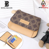 Royal Bagger Womens Wallet Small Rfid Ladies Compact Bifold Leather Vintage Coin Purse Kiss Lock Trifold Purse Magnetic Opening