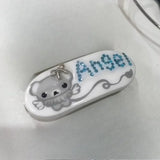 Vintage Y2K Kawaii Dog Paw Angel Bear Cross Wings Sweet Side Clip Hairpin Hair Accessories For Women Girls
