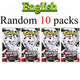 10 Packs Pokémon Card Bright Stars 151 Prismatic Evolutions,PALDEAN FATES English Reinforcement Battle Transaction Card Gift
