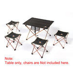 RU Outdoor Folding Table Camping 7075 Aluminium Alloy Camping Table Waterproof Ultra-light Durable Folding Table Desk For Picnic