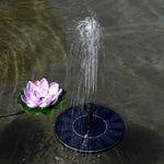 Solar-power Fountain Brushless Pump Plants Watering Kit with Monocrystalline Solar Panel for Bird Bath Garden Pond