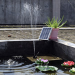 2W Mini Solar Fountain with Pump DC 12V Brushless Water Pump Pool Water Fountain Home Decoration for Garden Plants Watering Kits