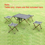 RU Outdoor Folding Table Camping 7075 Aluminium Alloy Camping Table Waterproof Ultra-light Durable Folding Table Desk For Picnic