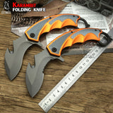 LCM66 Karambit Folding Knife, Fox claw knife csgo Gift Tactical Pocket Knife,outdoor camping jungle survival battle self defense