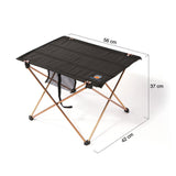 RU Outdoor Folding Table Camping 7075 Aluminium Alloy Camping Table Waterproof Ultra-light Durable Folding Table Desk For Picnic