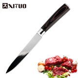 XITUO Sharp multi japan kitchen knife 8"inch chef knife 7CR17Mov stainless steel Santoku knives meat cleaver kitchen accessories