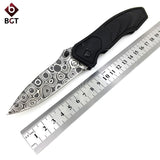 Damascus Pattern Tactical Hunting Folding Knife Combat Portable Pocket Custom Knives Camping Survival Rescue EDC Multi Tools