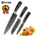 XITUO Kitchen Knives Stainless Steel Damascus