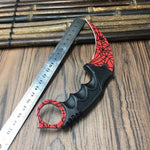  Tiger Tooth Real game Knife Claw Knife camping  latest color CS GO Counter Strike claw Karambit Knife Neck Knife with Sheath 