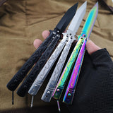 Butterfly in Knifes Tactical no edge dull blade Flying Dragon Trainer CS go Practice Knife Professional Players special Gift