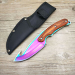 Swayboo 5Cr15MoV steel  CS GO Gut Knifes Counter Strike Tactical Fixed Blade Hunting Knives Straight Camping knife with opener 