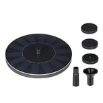 Solar-power Fountain Brushless Pump Plants Watering Kit with Monocrystalline Solar Panel for Bird Bath Garden Pond