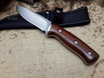 LCM66  hunting straight knife tactical knifeFixed Knives,steel head+solid wood handle Survival Knife,Camping Rescue Knife tools