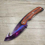 Swayboo 5Cr15MoV steel  CS GO Gut Knifes Counter Strike Tactical Fixed Blade Hunting Knives Straight Camping knife with opener