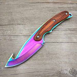 Swayboo 5Cr15MoV steel  CS GO Gut Knifes Counter Strike Tactical Fixed Blade Hunting Knives Straight Camping knife with opener