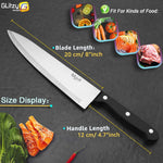 Kitchen Knife High Carbon Stainless Steel 3.5 5 8 inch Paring Utility Carving Chef Knife 4 piece Set 3CR13 420C Meat Fruit Tools