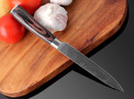 XITUO High quality 5"inch Chef knife Utility Paring Knives Imitation Damascus steel kitchen Peeling Knives Sharp Steak Knives